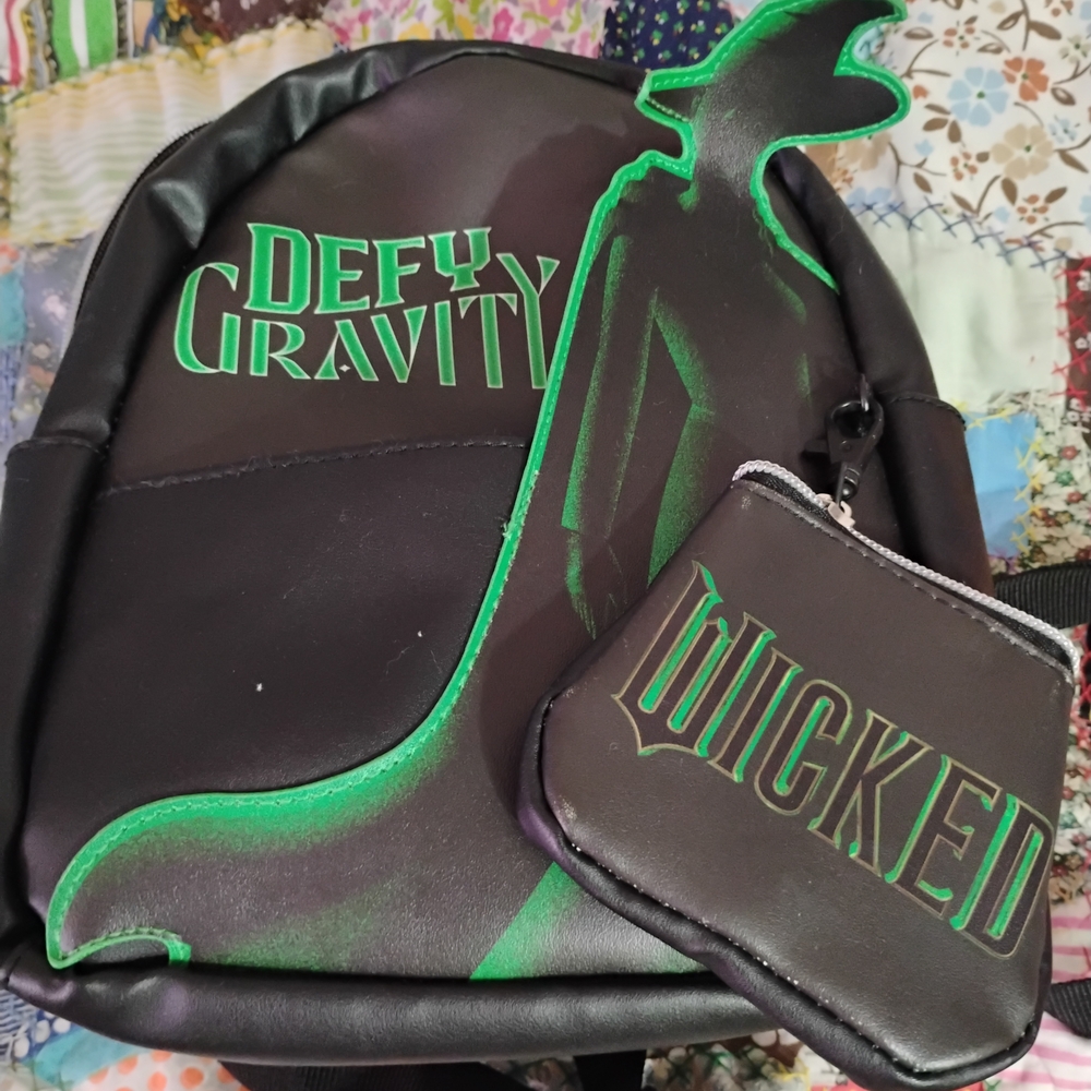Wicked Black and Green Backpack